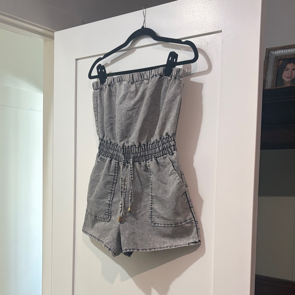 Gray Women's Denim Shorts